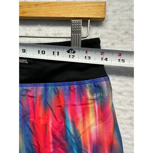 Nike Women Dri-Fit Lined Running Shorts Rainbow Pocket Comfort Waist Size XS - Picture 6 of 9
